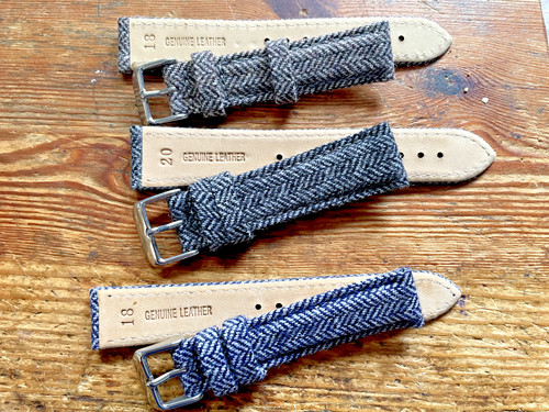 Tweed wrist watch straps - tweed,