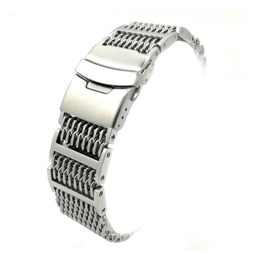 22mm stainless steel shark - 22mm,