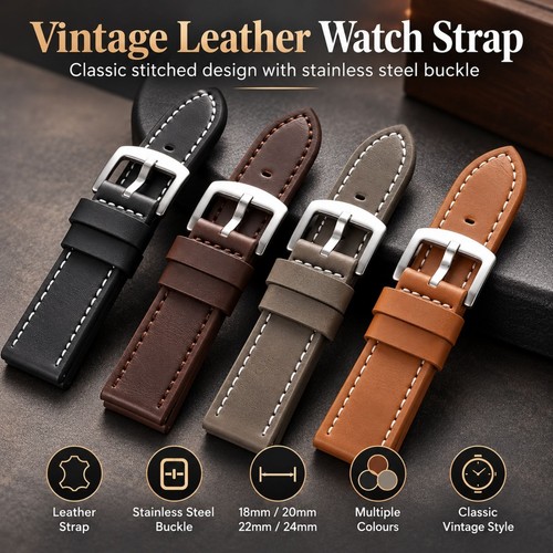 Mens watch strap handmade - mens,