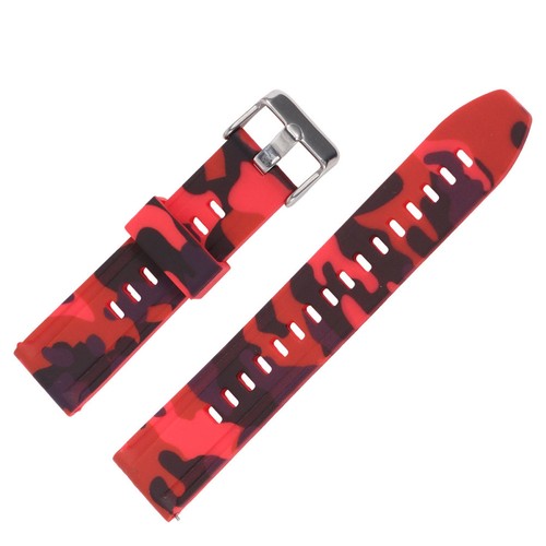 Durable red silicone watch - silicone,