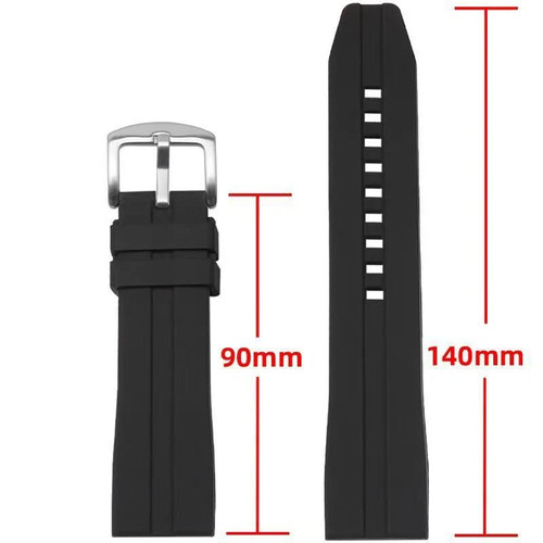 Extra long silicone watch - long,