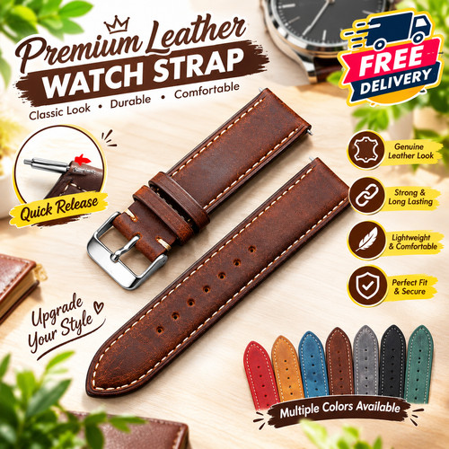 Mens watch strap handmade - watch,