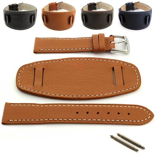 Men genuine leather watch - men's,