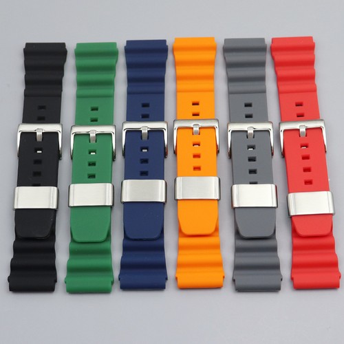 Soft silicone watch strap - soft, 20