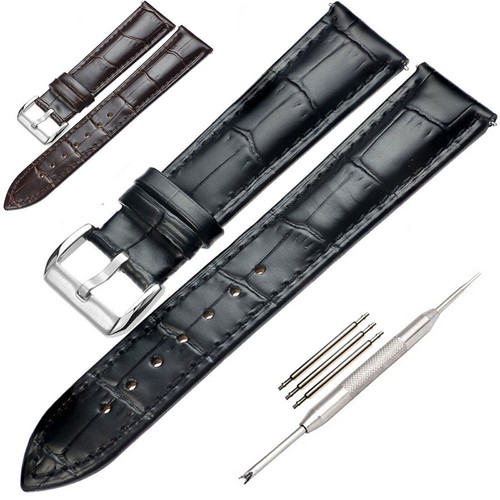Men genuine leather watch - genuine,