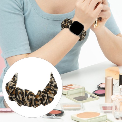 Leopard print fabric watch - leopard,